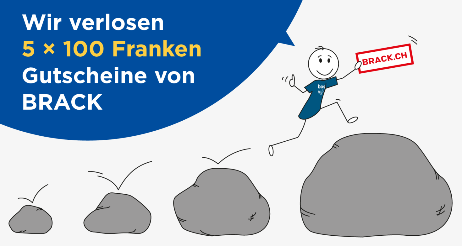 Wir verlosen 5x 100 Franken Gutscheine von BRACK