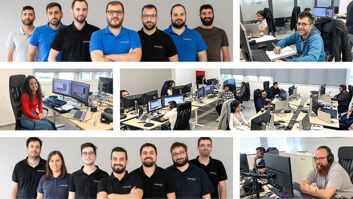 Das motivierte Entwicklerteam von Kavala Griechenland