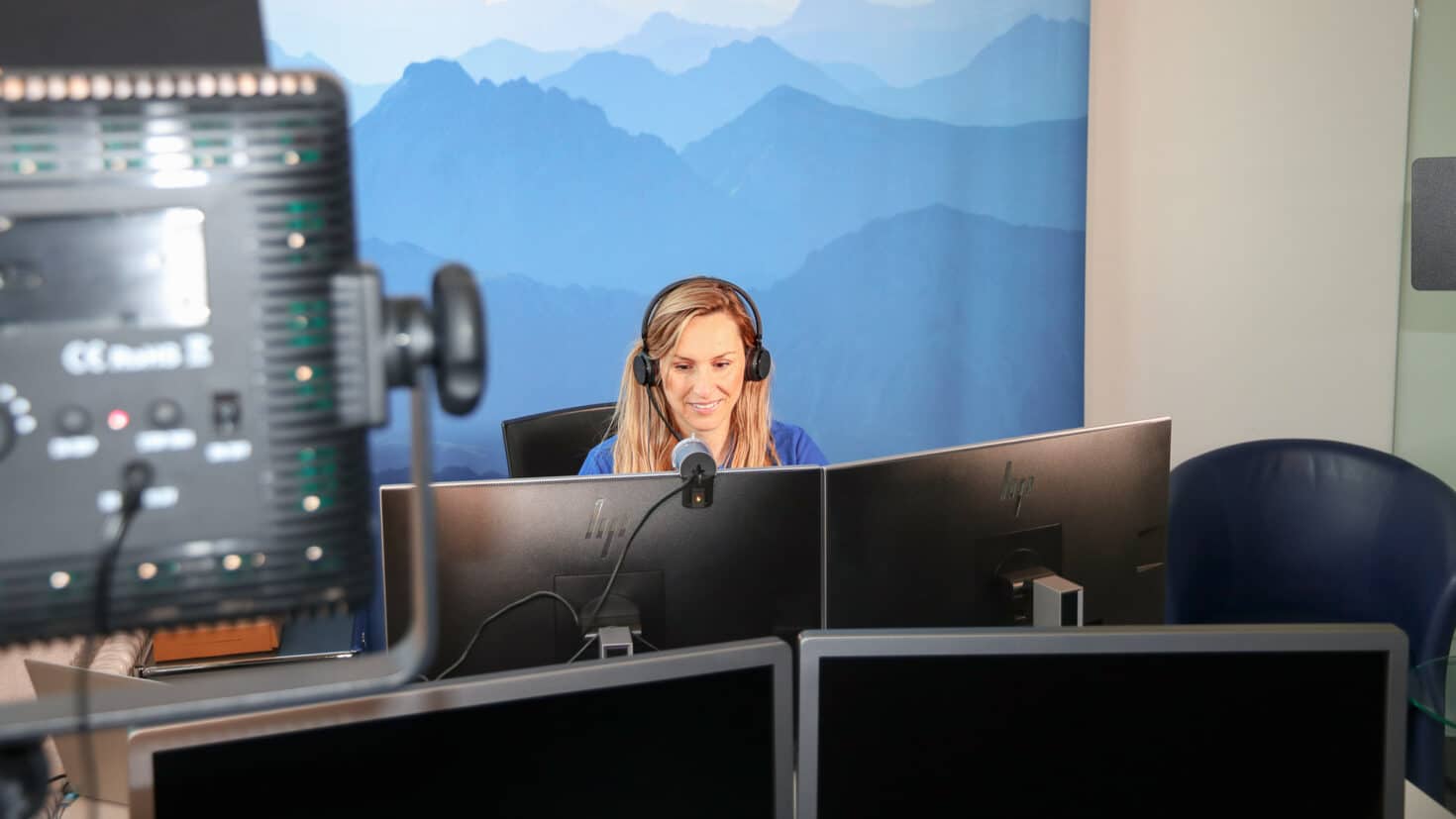 Maren Fuchs im Studio