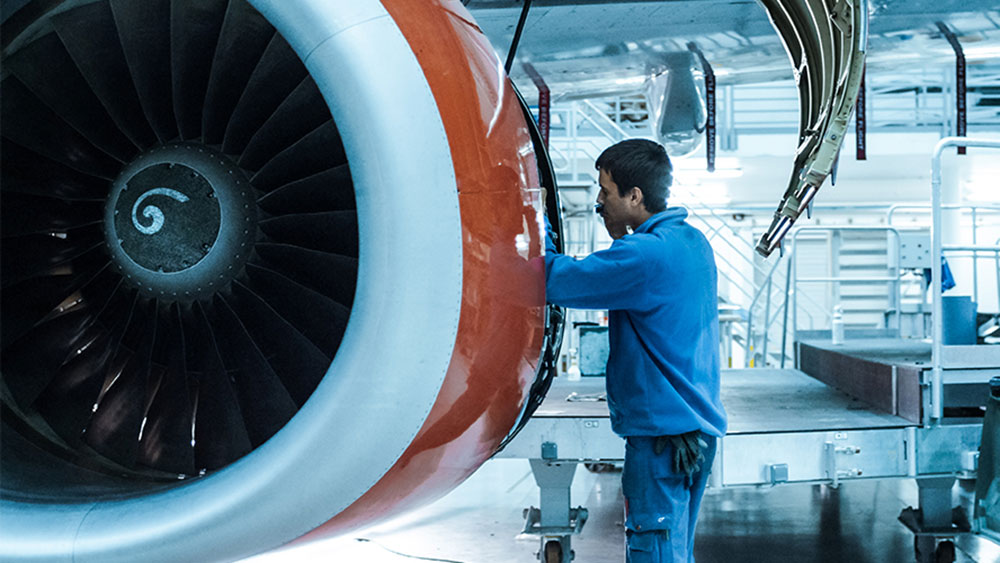 Flugzeugturbine